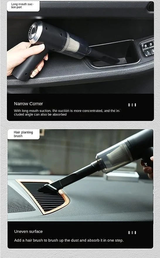 Wireless 2 in 1 Car Vacuum Cleaner