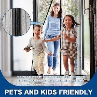 Mesh Magnetic Mosquito Screen Door Net Curtain